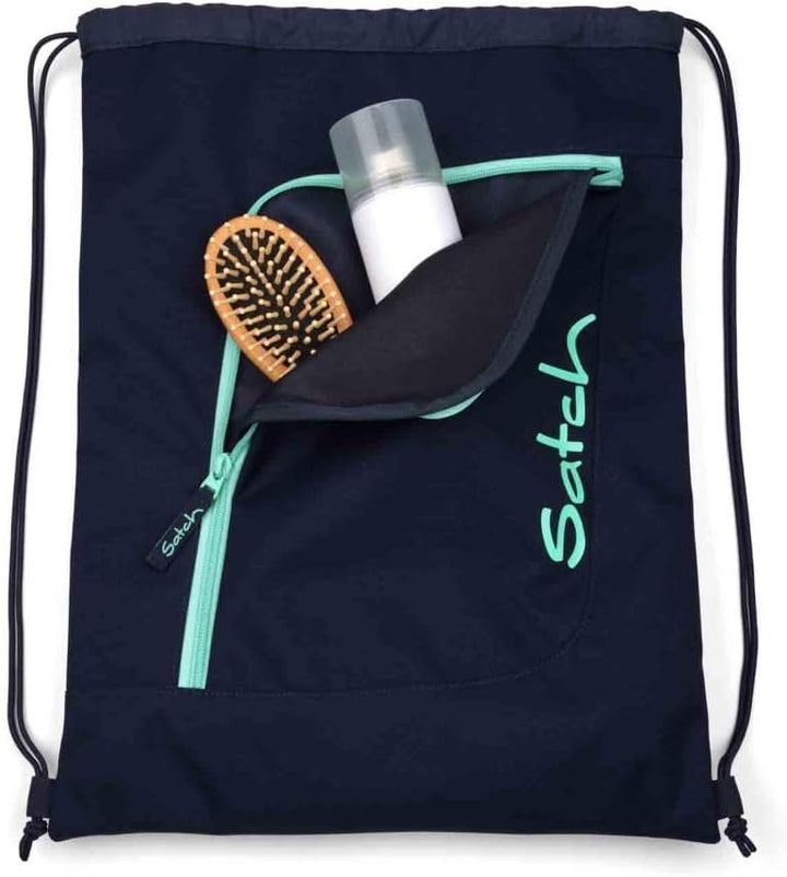 Satch Match Plus Schulrucksack Set 3tlg. inkl. Schlamperbox und Sportbeutel (Ocean Mint), Ocean Mint