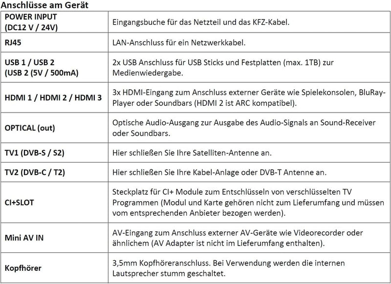 REFLEXION LDDX24IBT SMART LED Fernseher Powered by LG webOSHub, 60 cm/24 Zoll, Rahmenloser Camping/W