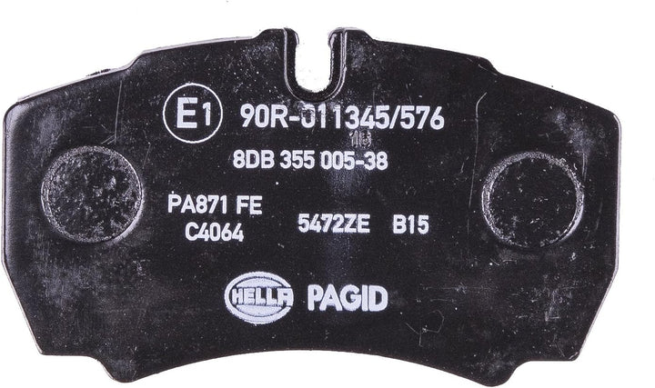 HELLA PAGID 8DB 355 005-381 Bremsbelagsatz - C4064 - Dicke/Stärke: 20.3mm - Bremssystem: Brembo - fü