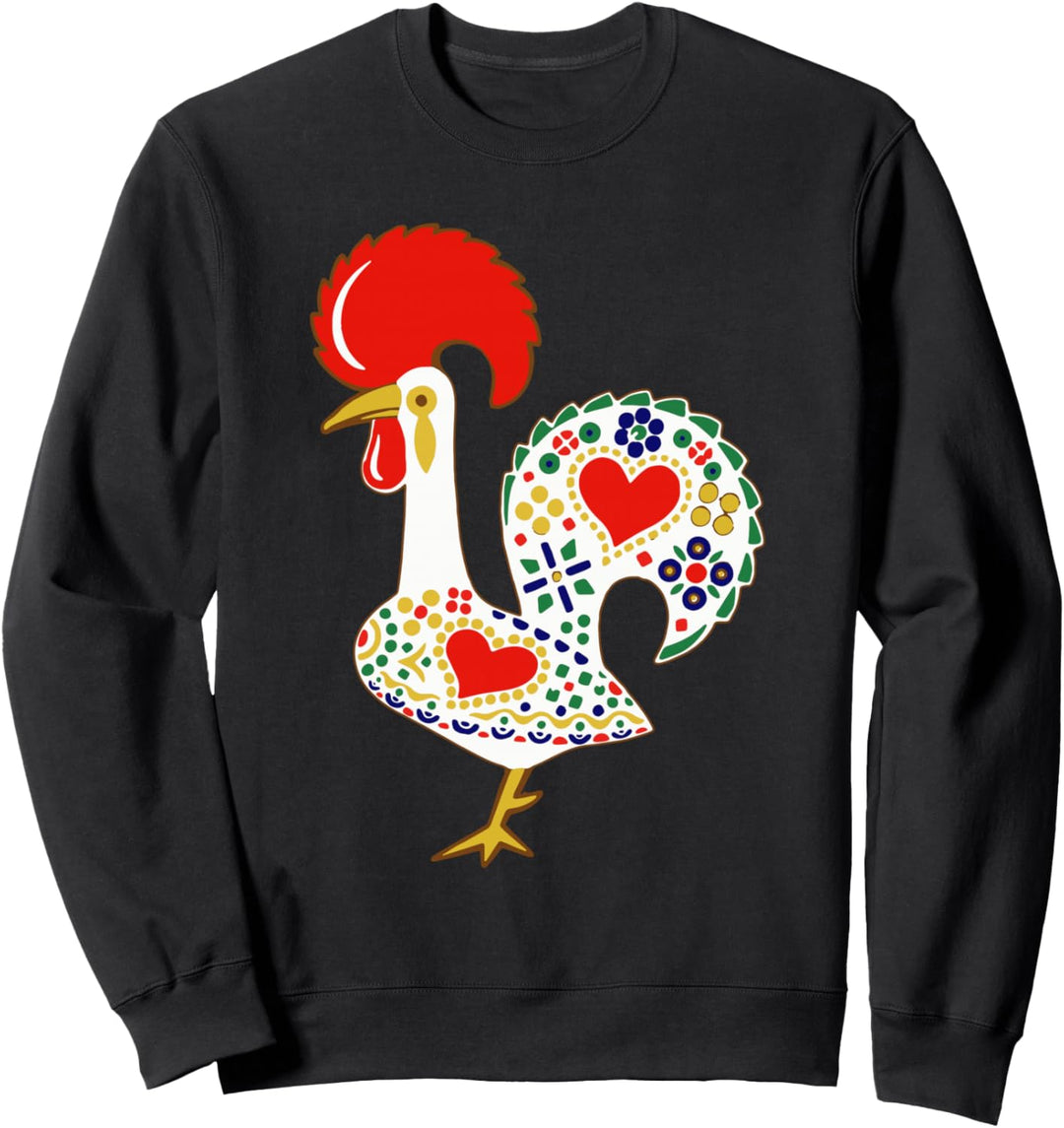 Galo de Barcelos - Portugiesischer Hahnentwurf Sweatshirt