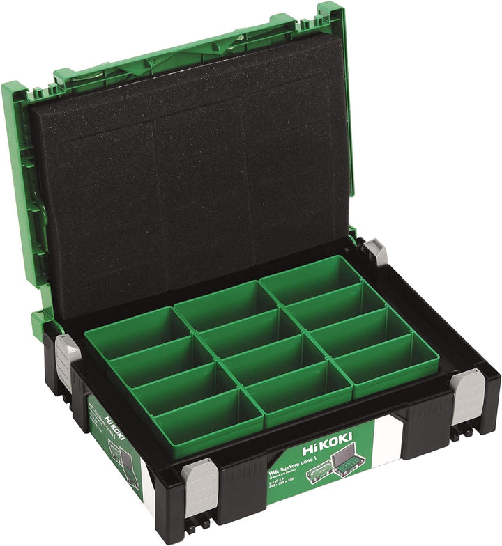 Hikoki Transportkoffer HSC I, Grün Schwarz, 295x395x105