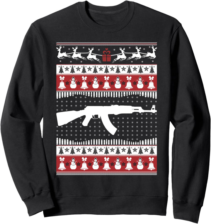AK47 Ugly Christmas Sweater Xmas T-Shirt - AK47 Sweatshirt
