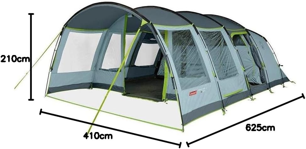Coleman 2000037069 Meadowood Familien- und Tunnelzelt 6L