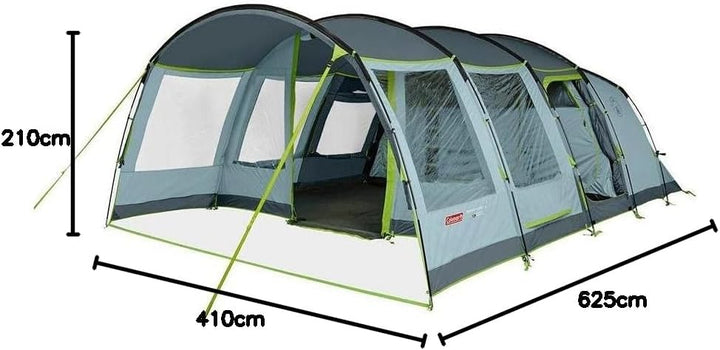 Coleman 2000037069 Meadowood Familien- und Tunnelzelt 6L