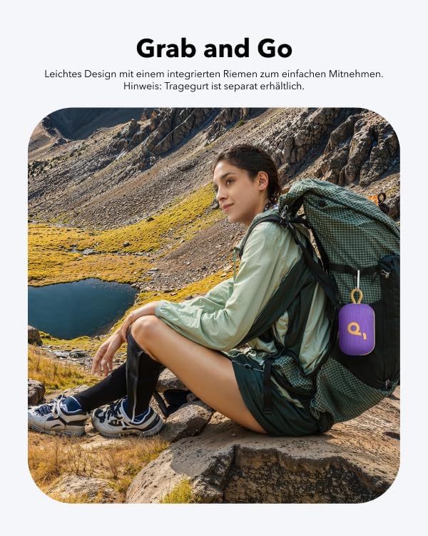 soundcore Select 4 Go Bluetooth Lautsprecher, ultraportabel, bis zu 20h Wiedergabe, IP67 Wasser- und