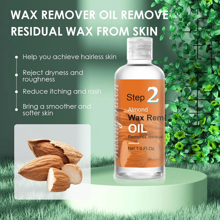 Demine Vor- und Nachwachspflege Kit, Professionelles Waxing Set für Frauen zu Hause, Pre Wax Cleanse