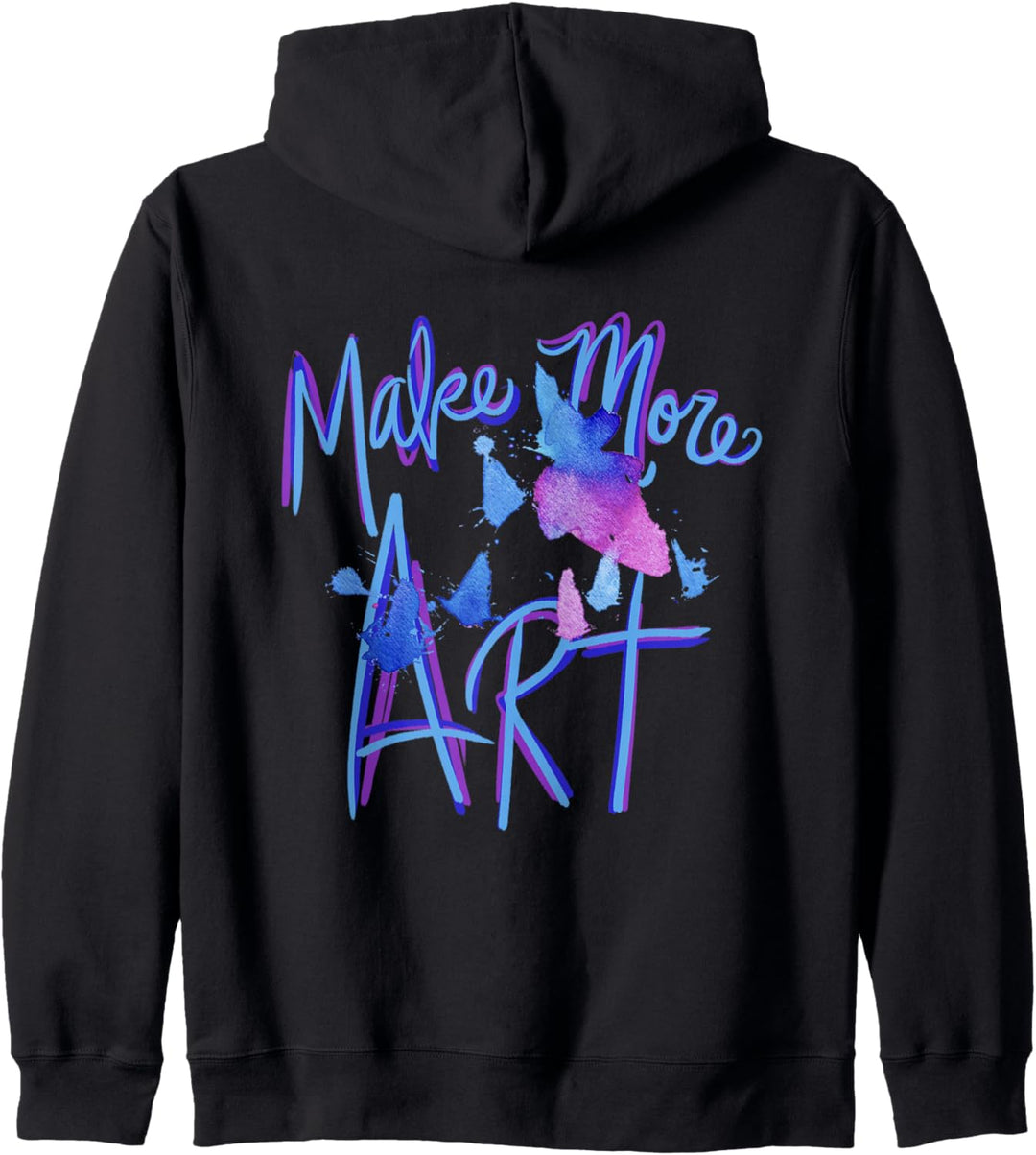 Make More Art Retro 80er Jahre Kunst Lehrer Kapuzenjacke