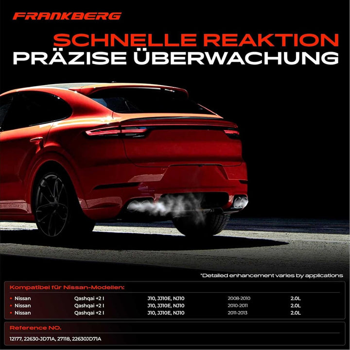 Abgastemperatur Sensor 2-Polig nach Russpartikelfilter für Qashqai +2 I 2.0L 2008-2013 22630JD71A
