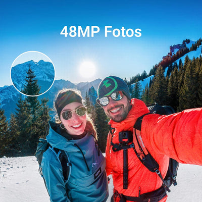 Insta360 ONE RS Twin Edition – wasserdichte 4K60fps Action-Cam & 5,7K 360°-Kamera mit austauschbaren