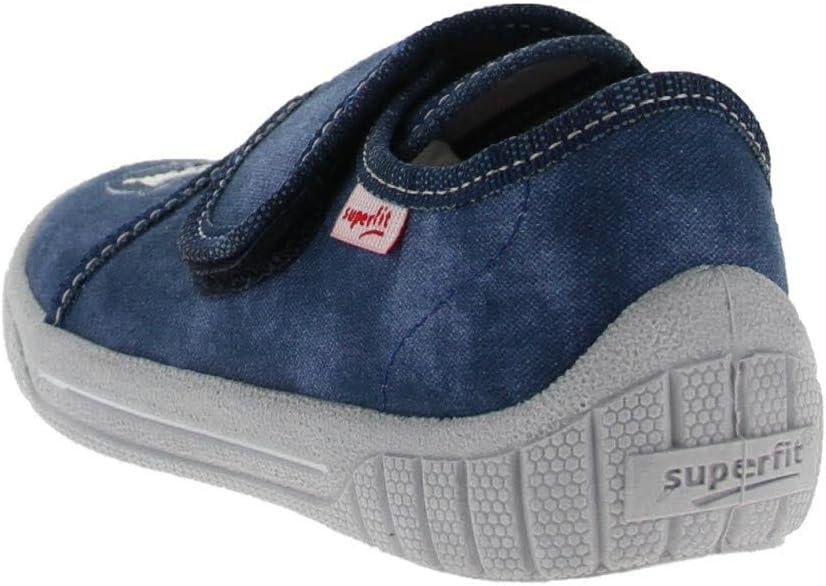 Superfit Jungen Bill Hausschuhe 33 EU Weit Blau 8060, 33 EU Weit Blau 8060