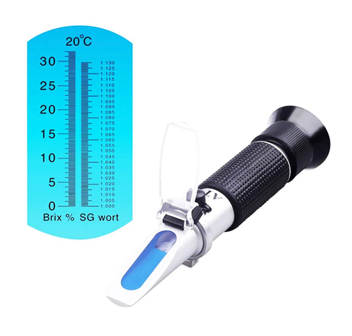 Zuckergehalt Refraktometer,refraktometer Honig,Refraktometer 0-32 Brix Wein Refraktometer zur Messun