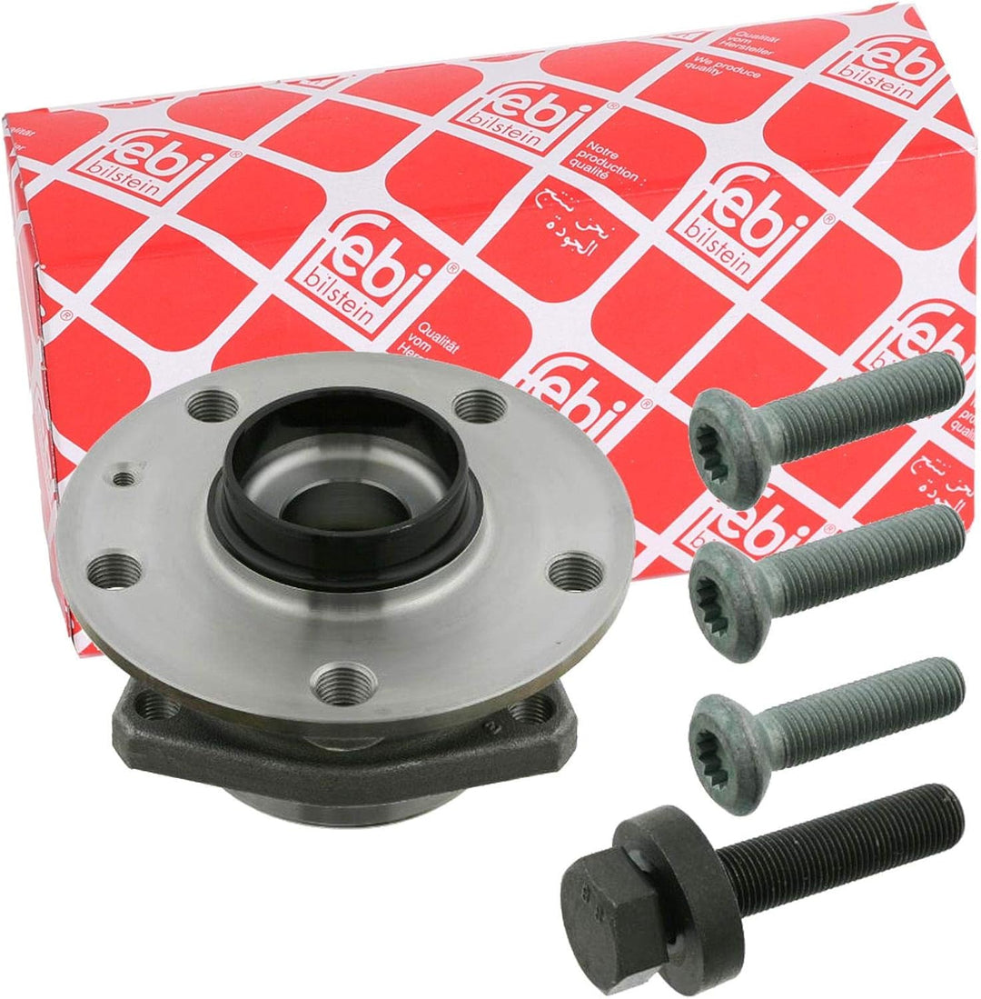 febi bilstein 27342 Radlagersatz mit Radnabe, Antriebswellenschraube und Befestigungsschrauben , 1 S