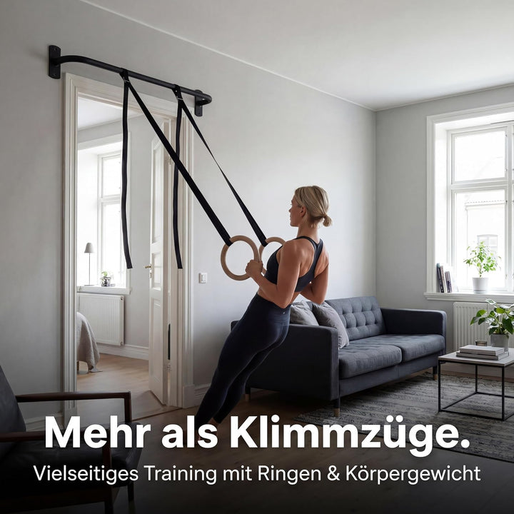 KFA8 Klimmzugstange Wand - Premium Pull Up Bar für effektives Krafttraining Zuhause - modernes Desig