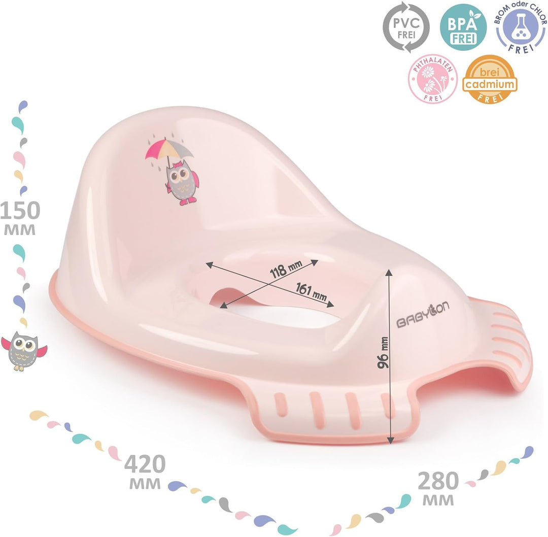 BABYLON Flipper Klodeckel Toilettensitz für Kinder Anti-Rutsch Ergonomisch. Baby toilettentrainer mi