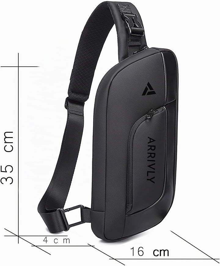 Arrivly Umhängetasche Damen und Herren Handtasche Crossbody Bag Männer Crossbag Schultertasche Brust
