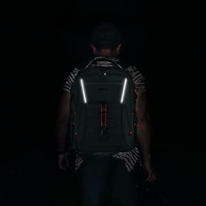 KROSER Grosser Rucksack für Herren, 17,3 – 18,4 Zoll, XXXL, Laptop-Rucksack, mit RFID-Taschen und wa