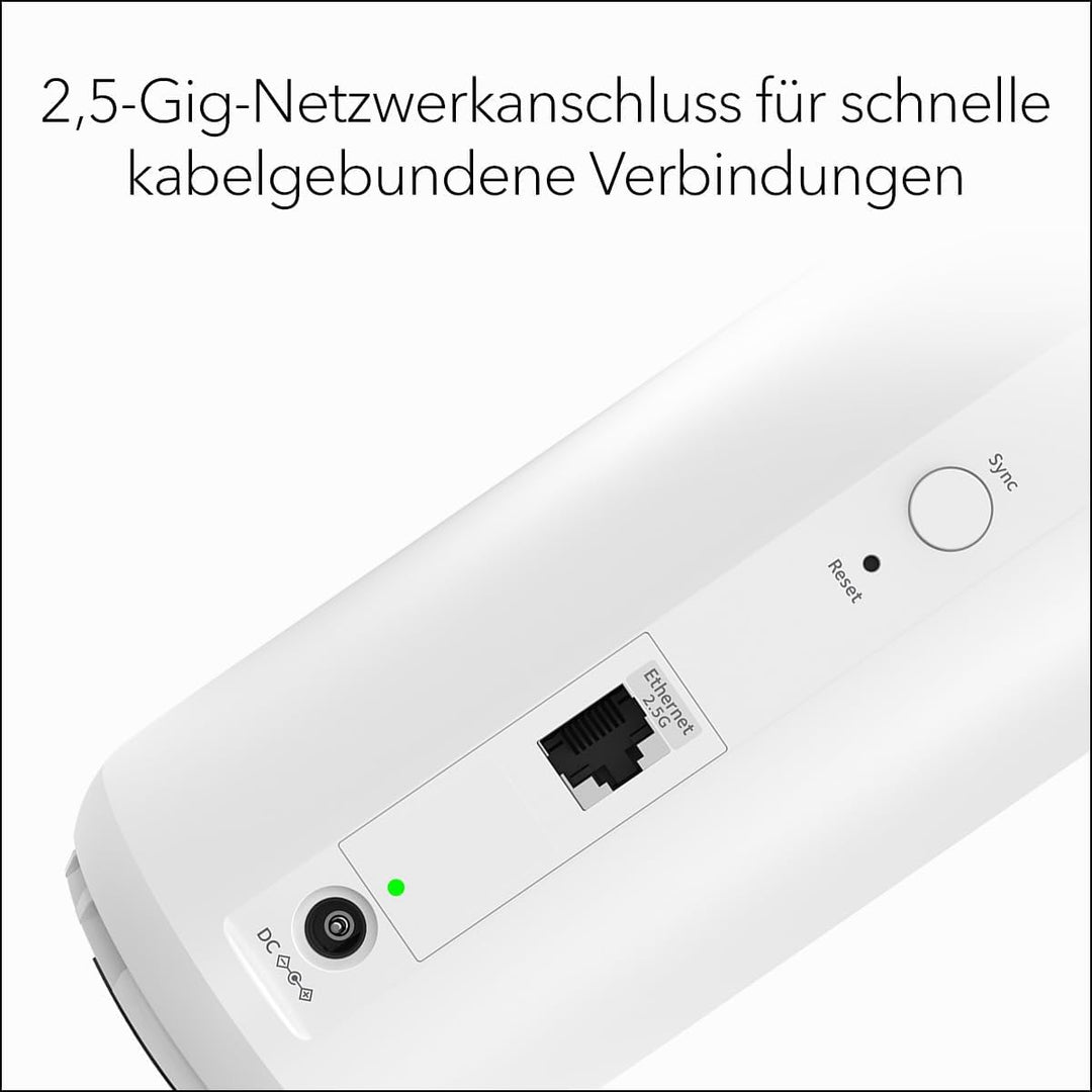 NETGEAR Orbi Serie 370 | Mesh WiFi 7 Satellit | RBE370 | Kompatibel mit Orbi Serie RBE372 / RBE373 |