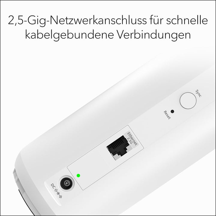 NETGEAR Orbi Serie 370 | Mesh WiFi 7 Satellit | RBE370 | Kompatibel mit Orbi Serie RBE372 / RBE373 |