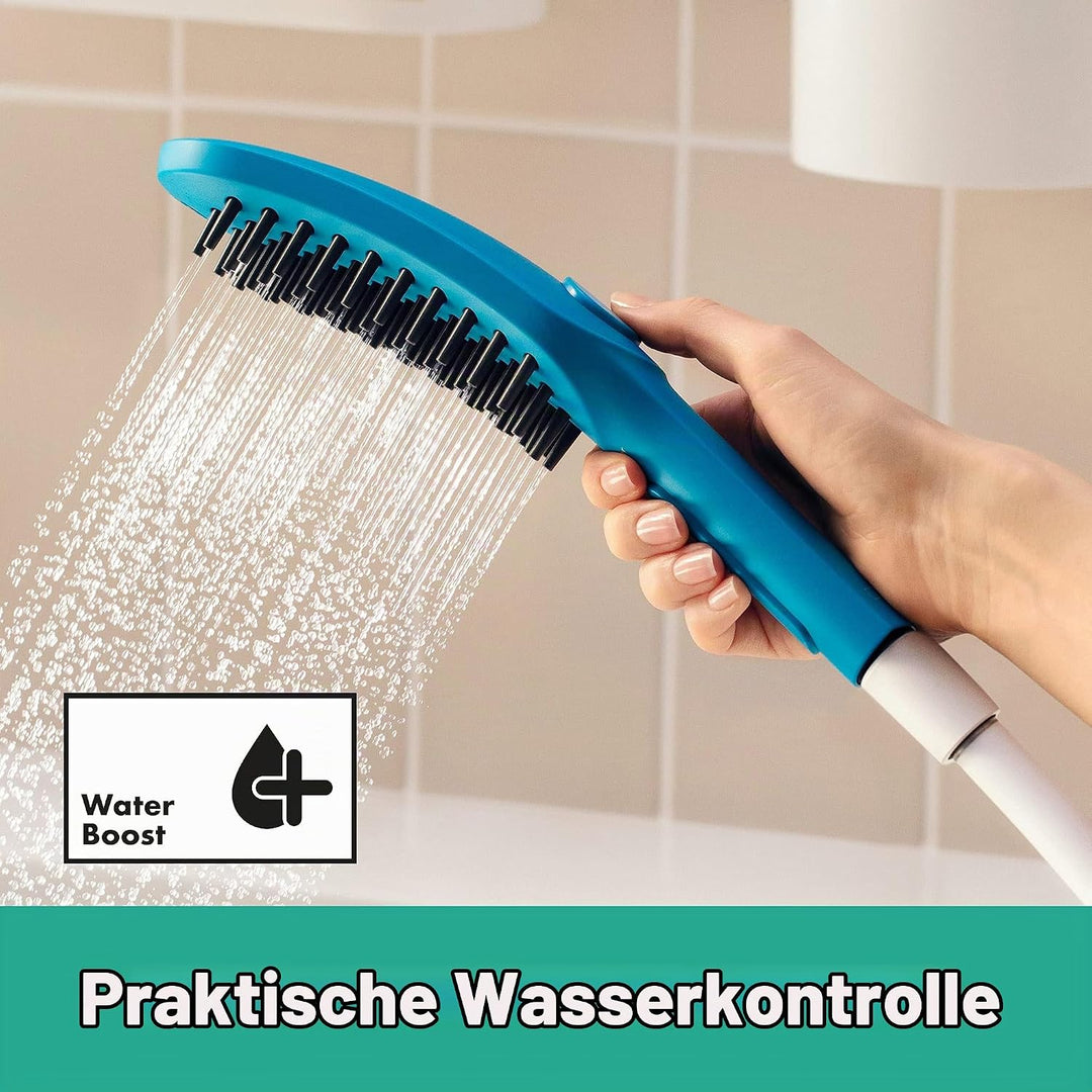 hansgrohe Hundedusche DogShower, Brause wassersparend mit 3 Strahlarten zur Fellpflege von Hunden un