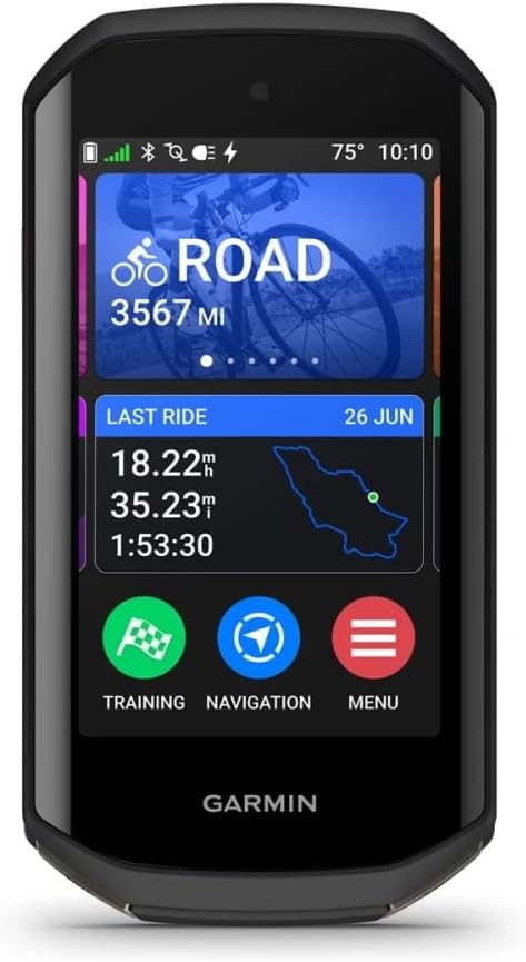 Garmin Unisex Edge 1050 Fahrradcomputer, schwarz, OneSize