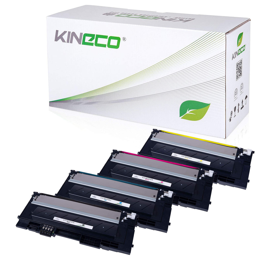 4 Toner kompatibel mit CLP-320 für Samsung CLP-325, CLX-3180, CLX-3185 - Schwarz 1.500 Seiten, Color
