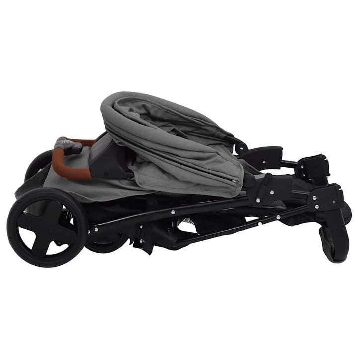 vidaXL Kinderwagen 2-in-1 Klappbar Kombikinderwagen Kinder Baby Buggy Sportwagen Reisebuggy Babywage