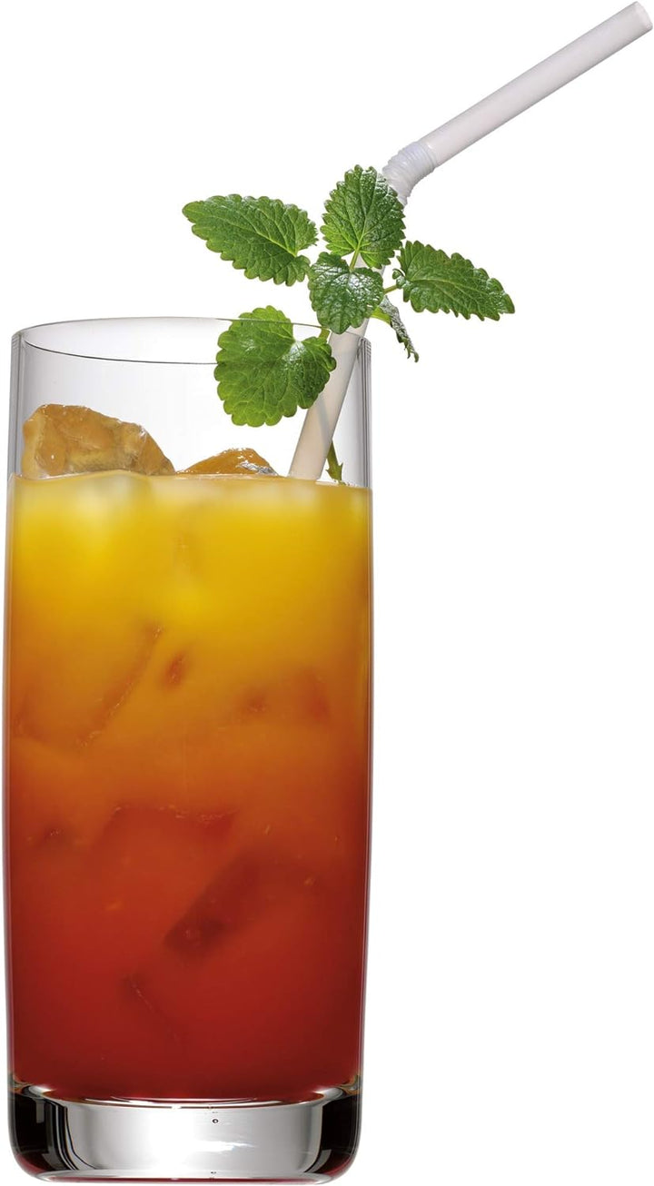 WMF Easy Longdrinkgläser Set 6-teilig, Cocktailglas 350ml, Kristallglas, bruchsicher & Basic Wasserk