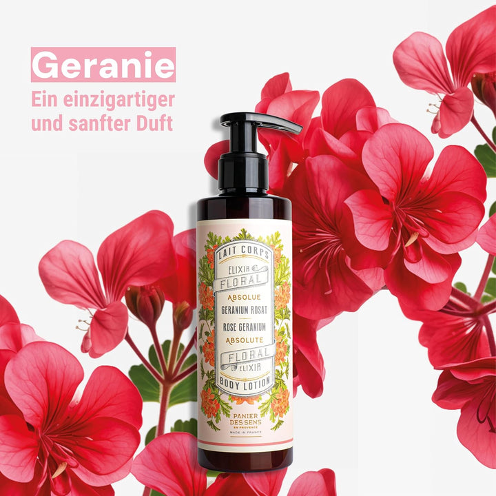 Panier des Sens Bodylotion trockene Haut Gernie, feuchtigkeitscreme mit Sheabutter & Olivenöl - Natu
