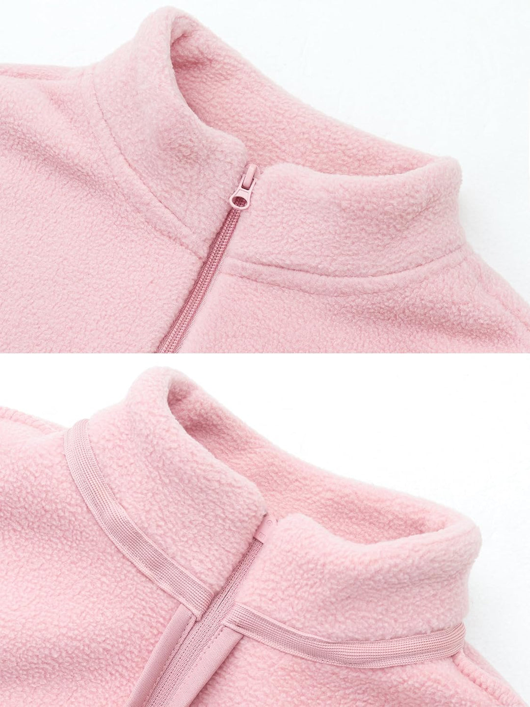 Kleinkind Kinder Fleeceweste Erwachsene Ärmellose Jacke Stehkragen Winddichter Reissverschluss Polar