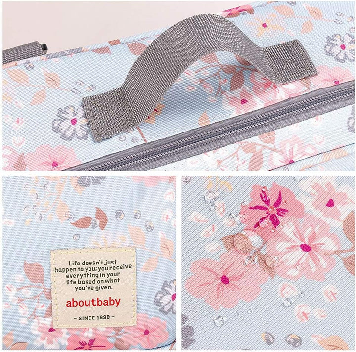 MOMIGO Baby-Wickeltasche, Kinderwagentasche – Wickeltasche für Windeln, Feuchttücher und Spielzeug,