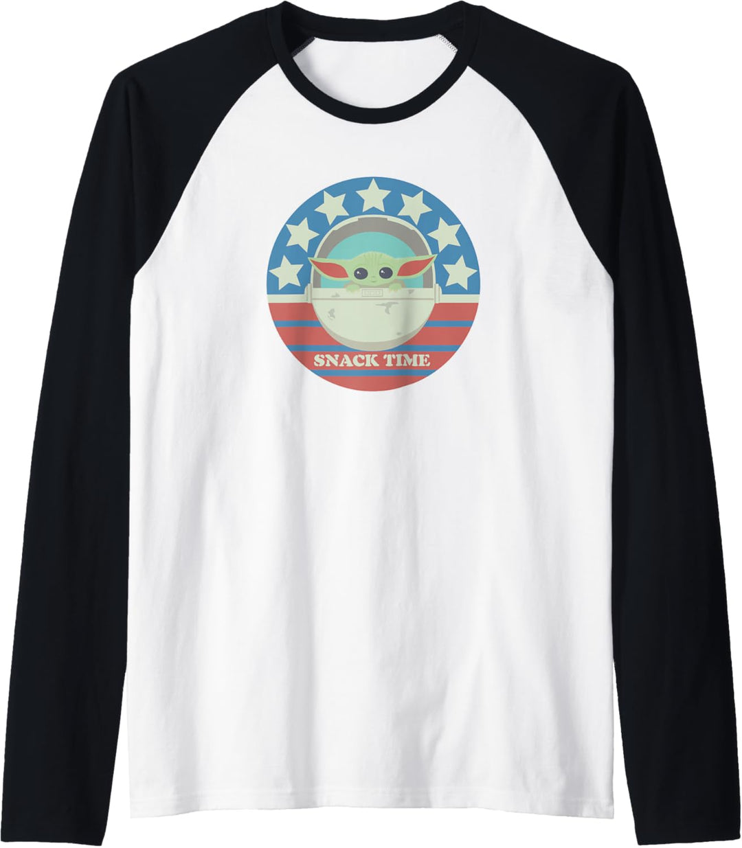 Star Wars The Mandalorian the Child Snack Time Americana Raglan