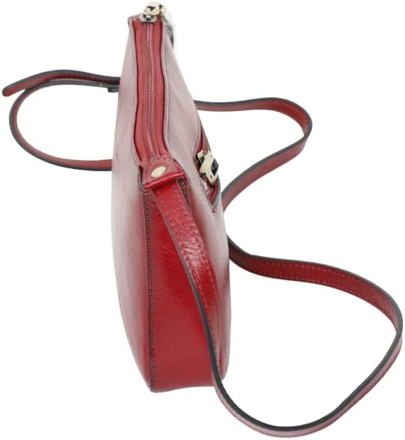 Katana Umhängetasche aus Rindsleder Collet K 82511 Rot, Rot