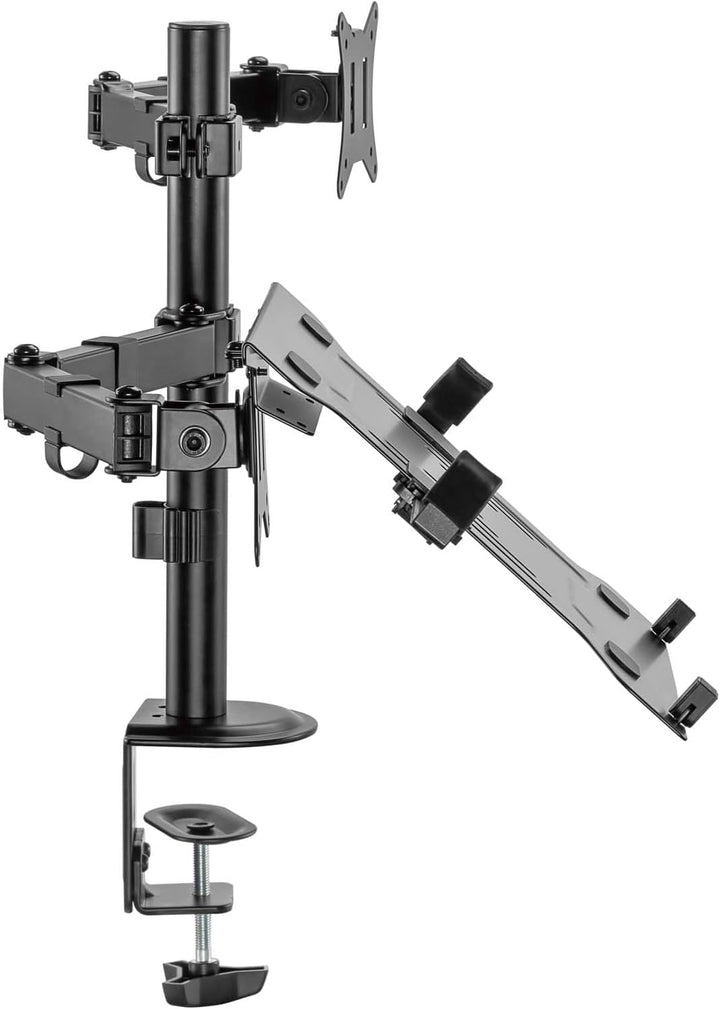 2in1 Halterung für Monitor und Laptop Monitorhalter und Notebookhalter VESA 75x75/100x100