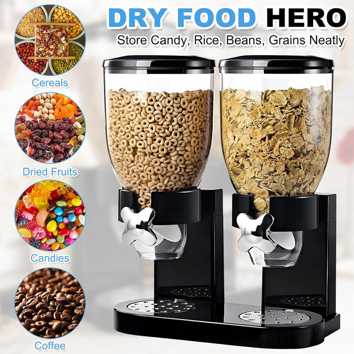 Cereal Dispenser Countertop 2L, Lebensmittelspender aus Kunststoff,Cereal Dispenser & Cornflakes Spe