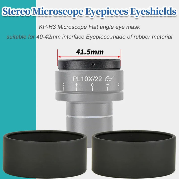 Jeffergarden Stereomikroskop Okular Augenschutz Gummi Flachwinkelschutz 44 mm Für 40 42 mm Schnittst
