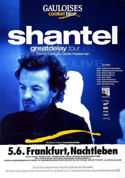 Shantal - Higher Than The Funk, Frankfurt 1998 » Konzertplakat/Premium Poster | Live Konzert Veranst