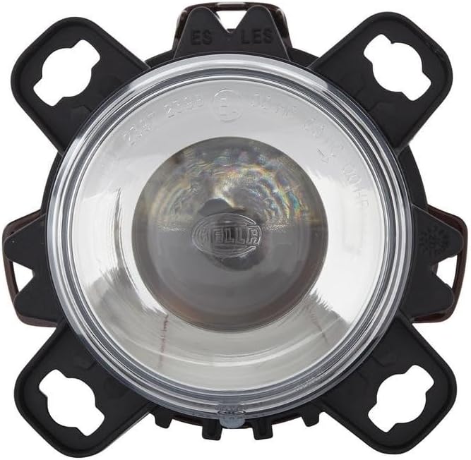 HELLA - Halogen/DE-Hauptscheinwerfer - 90mm Performance - 12V - rund - Einbau - glasklare Streuschei