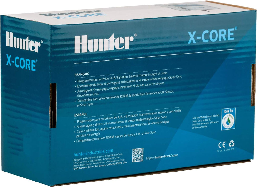 Hunter Sprinkler XC400 X-Core 4-Station Outdoor XC-400 Controller Timer, S