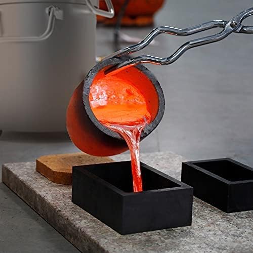 #4(4.5kg) Graphite Crucible for Metal Melting Casting Refining Gold Silver Copper Brass Aluminum 4,5