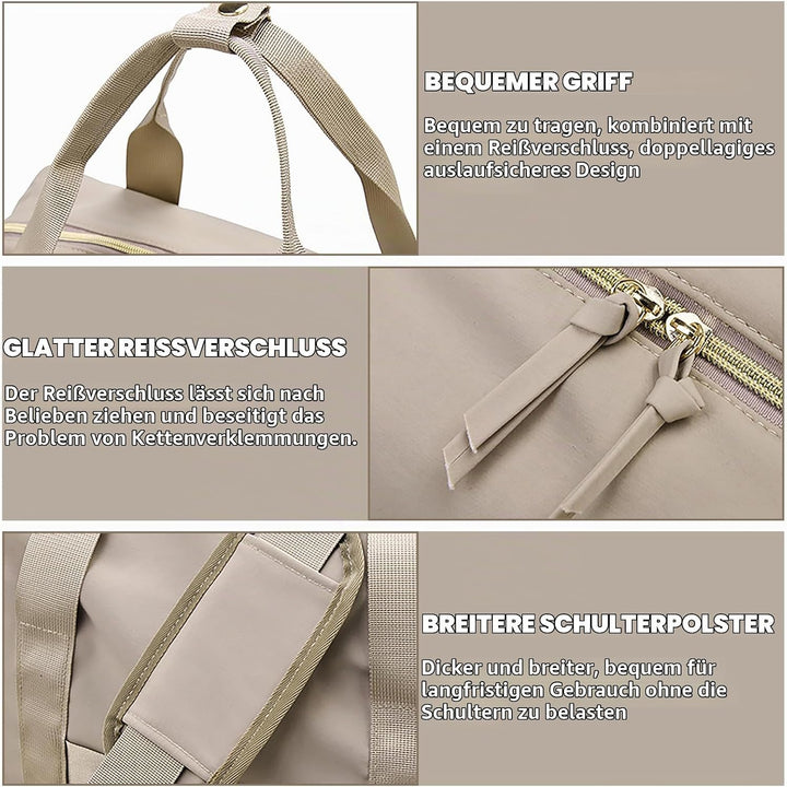 Multifunktionale Wickeltasche Gross, Mommy Bag Schultertasche mit Schnulleretui, Wasserdichte Baby W