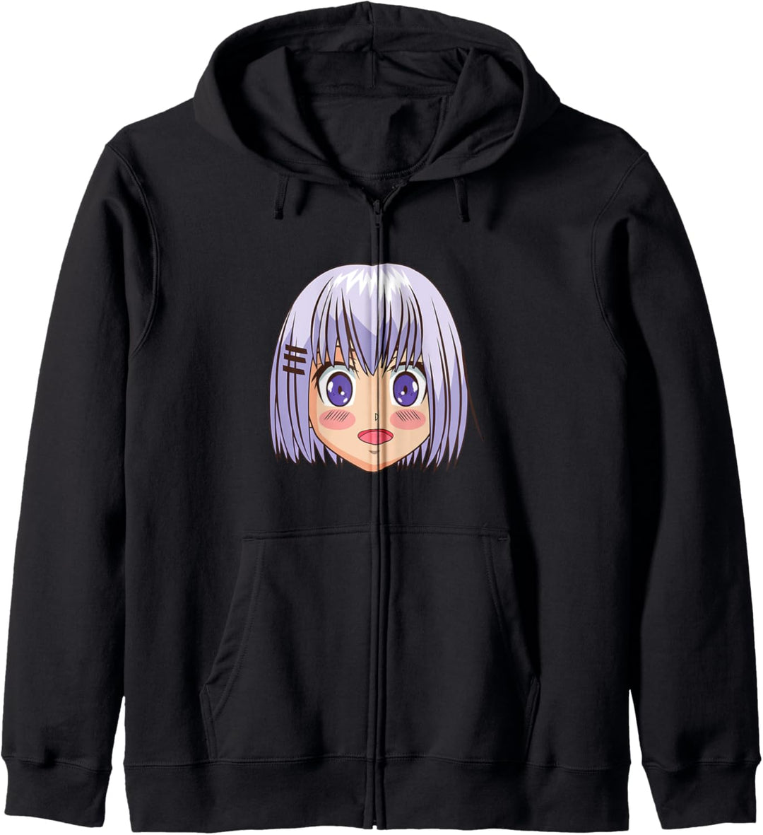 Funny Anime Girl Aesthetic Gift Kapuzenjacke