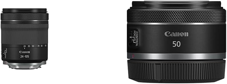 CANON Objectif RF 24-105mm f/4-7.1 is STM & Objectif RF 50mm f/1.8 STM Bundle mit Objektiv RF 50mm F