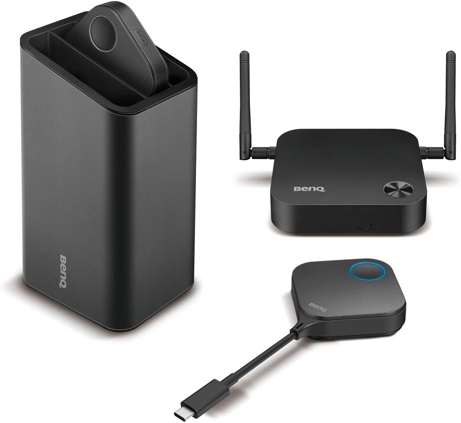 BenQ WDC10C InstaShow Wireless Präsentationssystem (mit USB-C, Thunderbolt 3, Plug & Play, mit einem