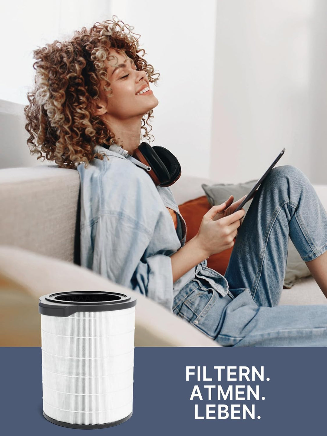 Comedes Kombi-Filter kompatibel mit Philips AC4236/10 Luftreiniger (Series 4000i), einsetzbar statt