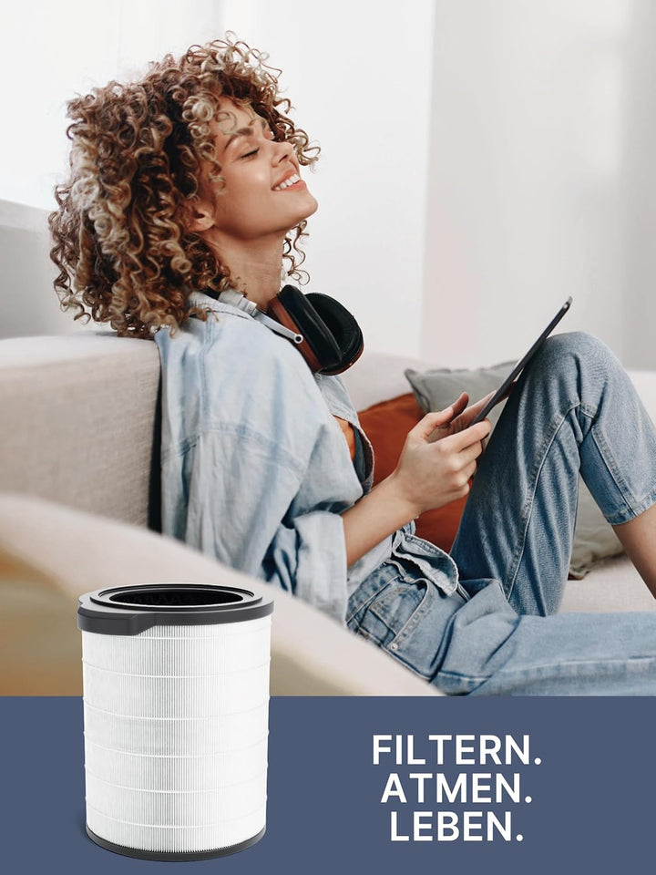 Comedes Kombi-Filter kompatibel mit Philips AC4236/10 Luftreiniger (Series 4000i), einsetzbar statt