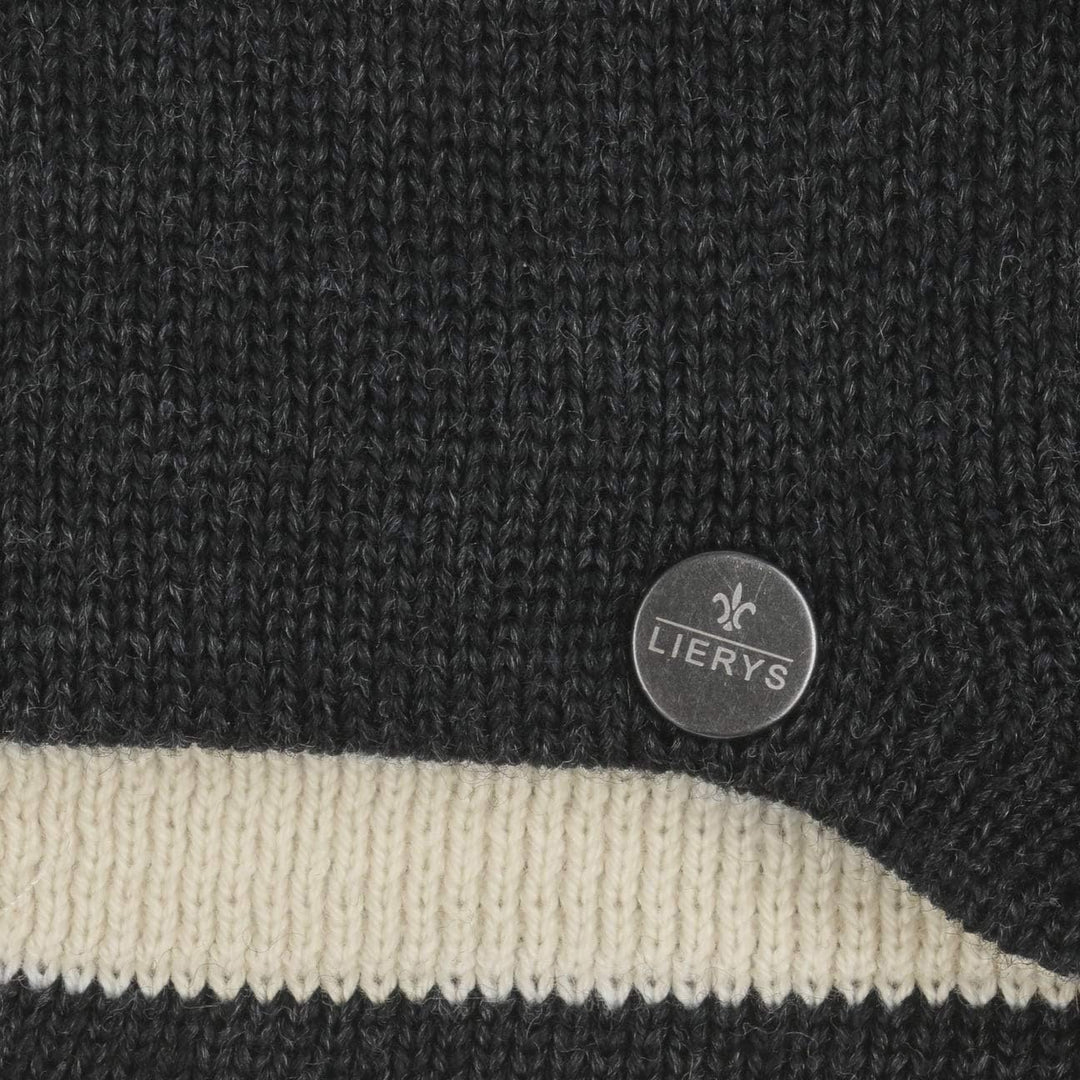 Lierys Fine Merino Stirnband Damen/Herren (7,5-10 cm breit) - dreilagiges Strickband aus Merinowolle