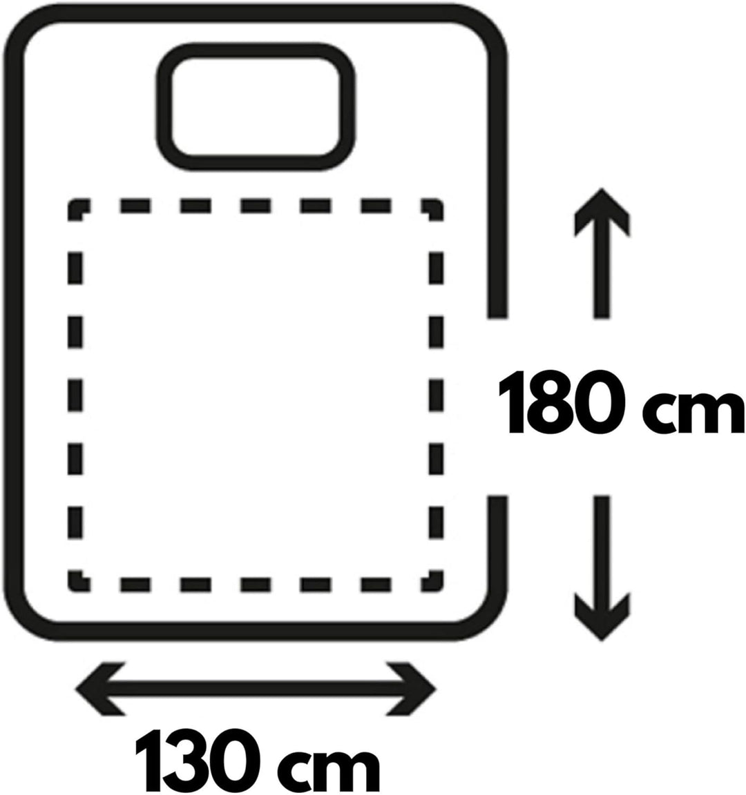 Heizdecke mit Abschaltautomatik Kuschelheizdecke 180x130cm elektrische Wärmedecke Kuscheldecke Bett