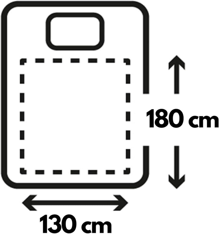 Heizdecke mit Abschaltautomatik Kuschelheizdecke 180x130cm elektrische Wärmedecke Kuscheldecke Bett