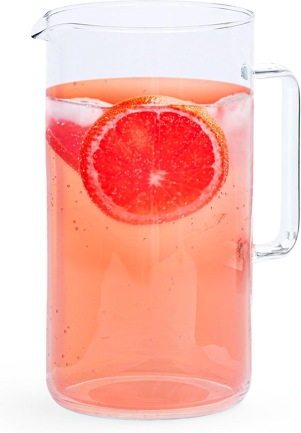 Wessper Glaskaraffe, Glas Krug, Wasserkaraffe, Eistee Krug, Saft Krug ca. 2.5 ltr. aus hitzebeständi