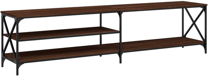 vidaXL TV Schrank, Fernsehschrank mit viel Stauraum, Lowboard für Fernseher Wohnzimmer, Fernsehtisch